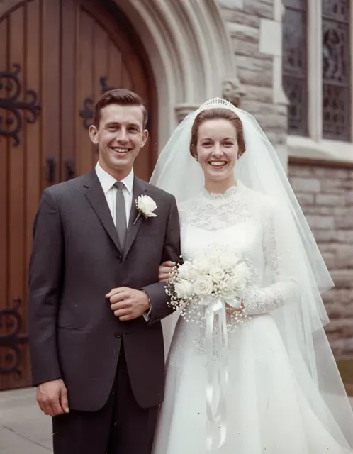 The same photo restored